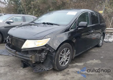 2012 Honda Odyssey Ex из США, поврежденный, VIN 5FNRL5H49CB133851